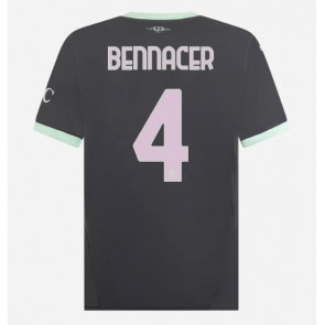 AC Milan Ismael Bennacer #4 Rezervni Dres 2024-25 Kratak Rukavima